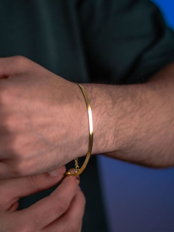 Snake Chain Bracelet - Golden