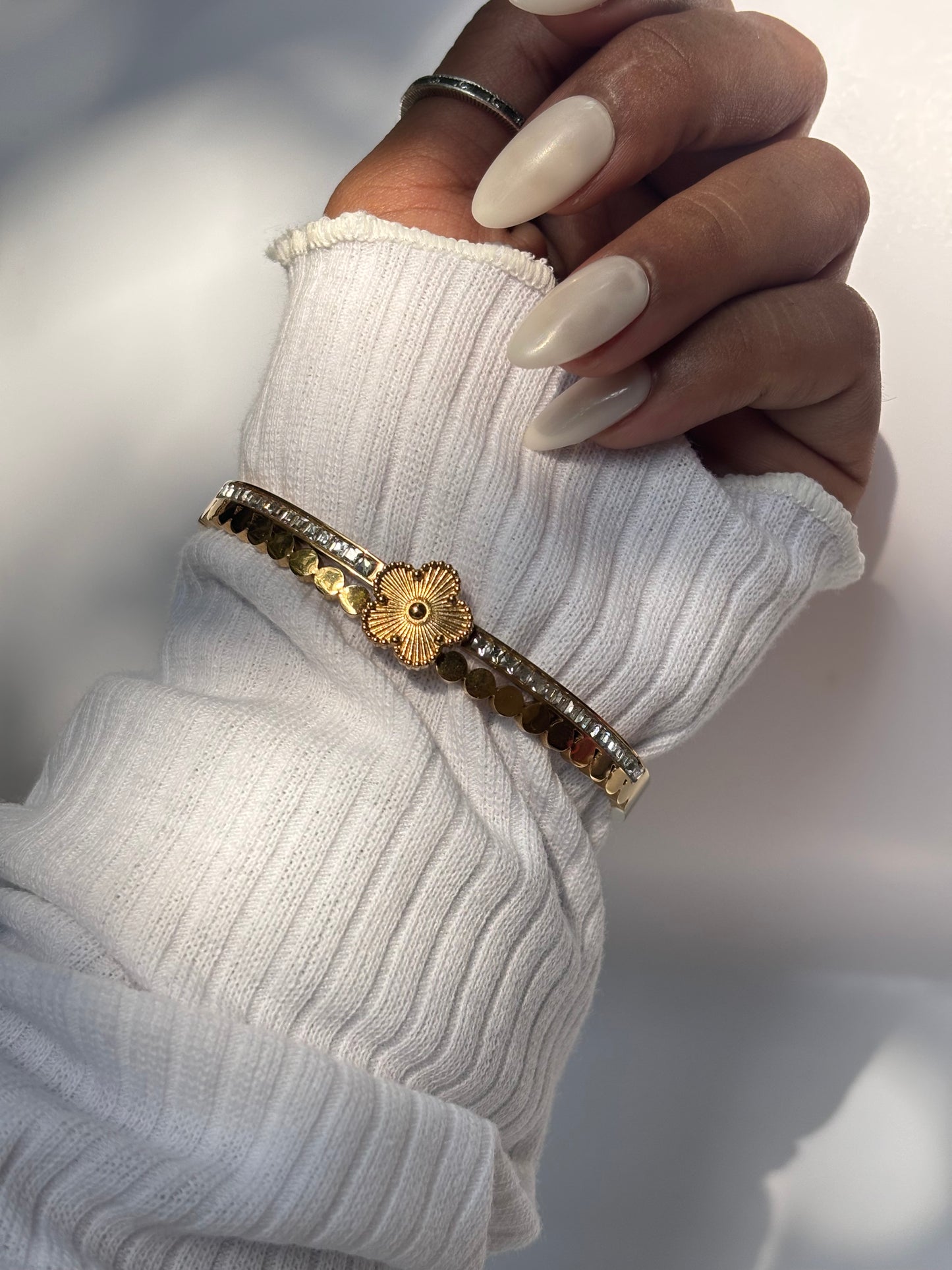 Clover Cuff Bracelet