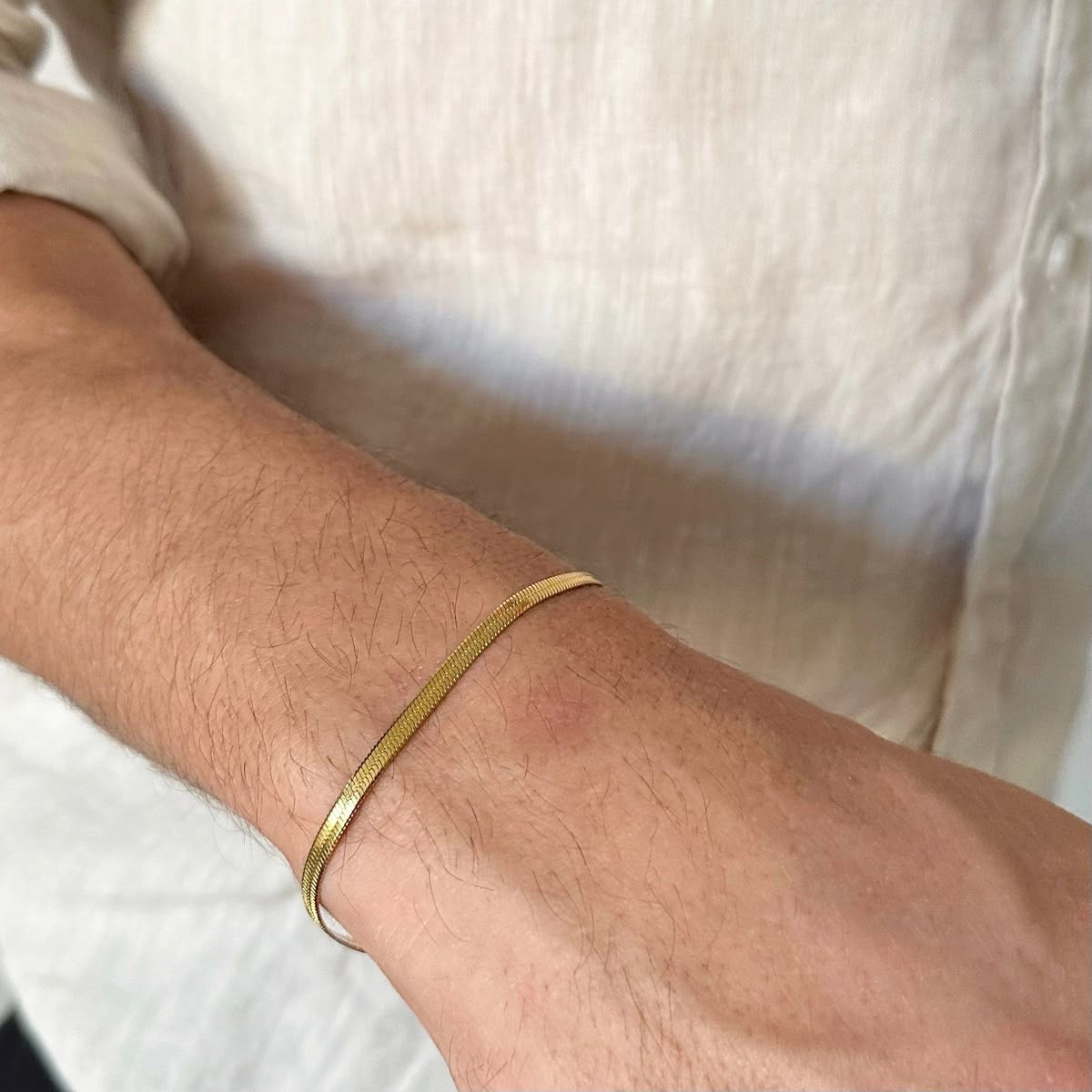 Snake Chain Bracelet - Golden