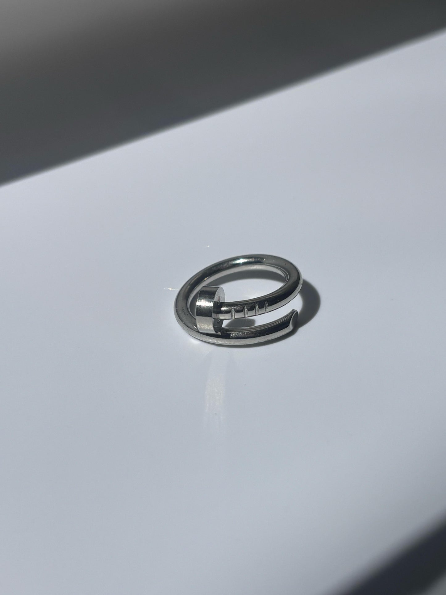 Nail It Silver Minimalist Ring