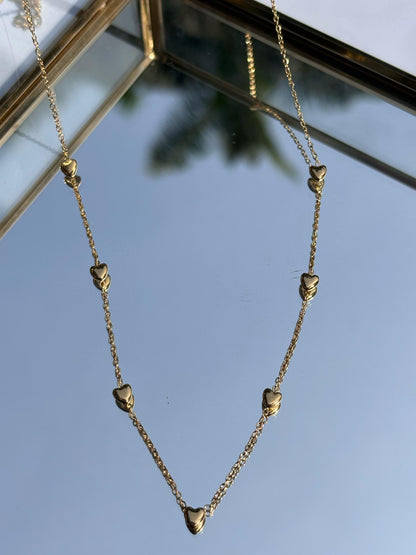 Mini Hearts Necklace
