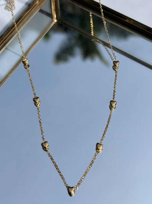 Mini Hearts Necklace