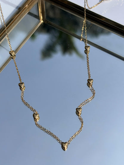 Mini Hearts Necklace